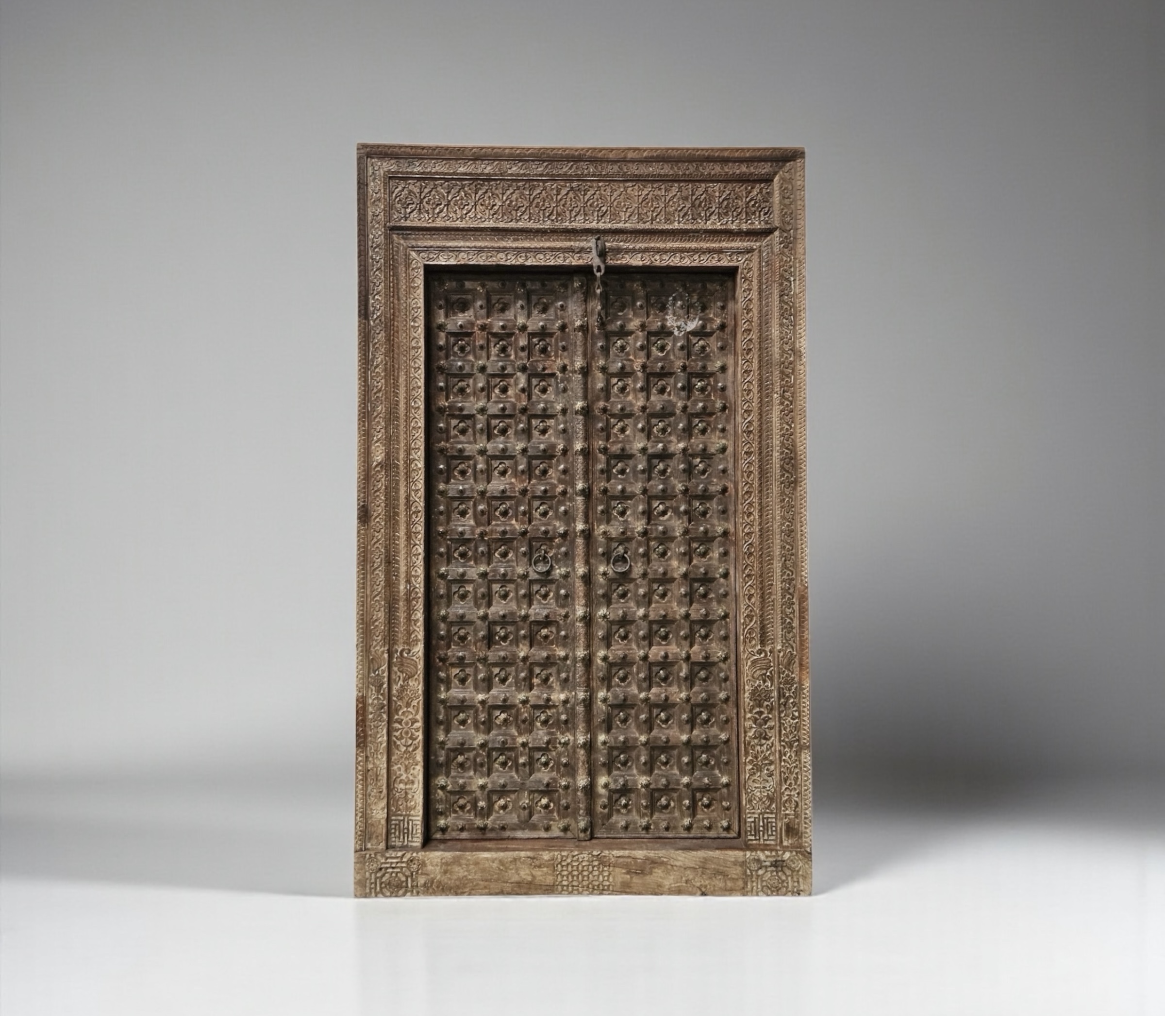 Wooden Carved Door With Frame