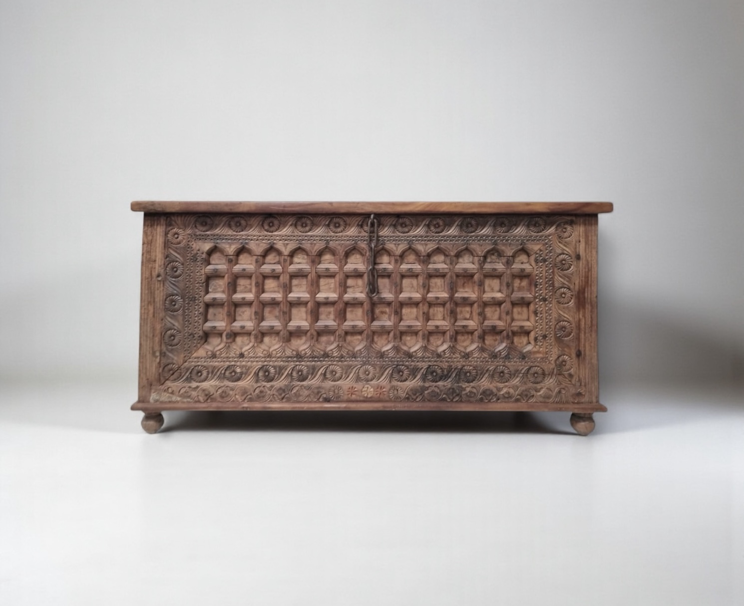 Antique Indian Wooden Chest